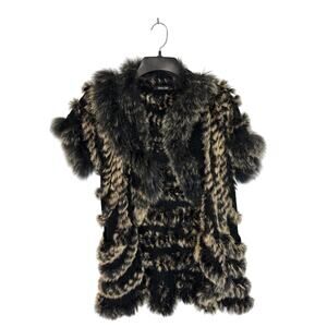 Dolce Cabo‎ Rabbit and Fox Fur Vest